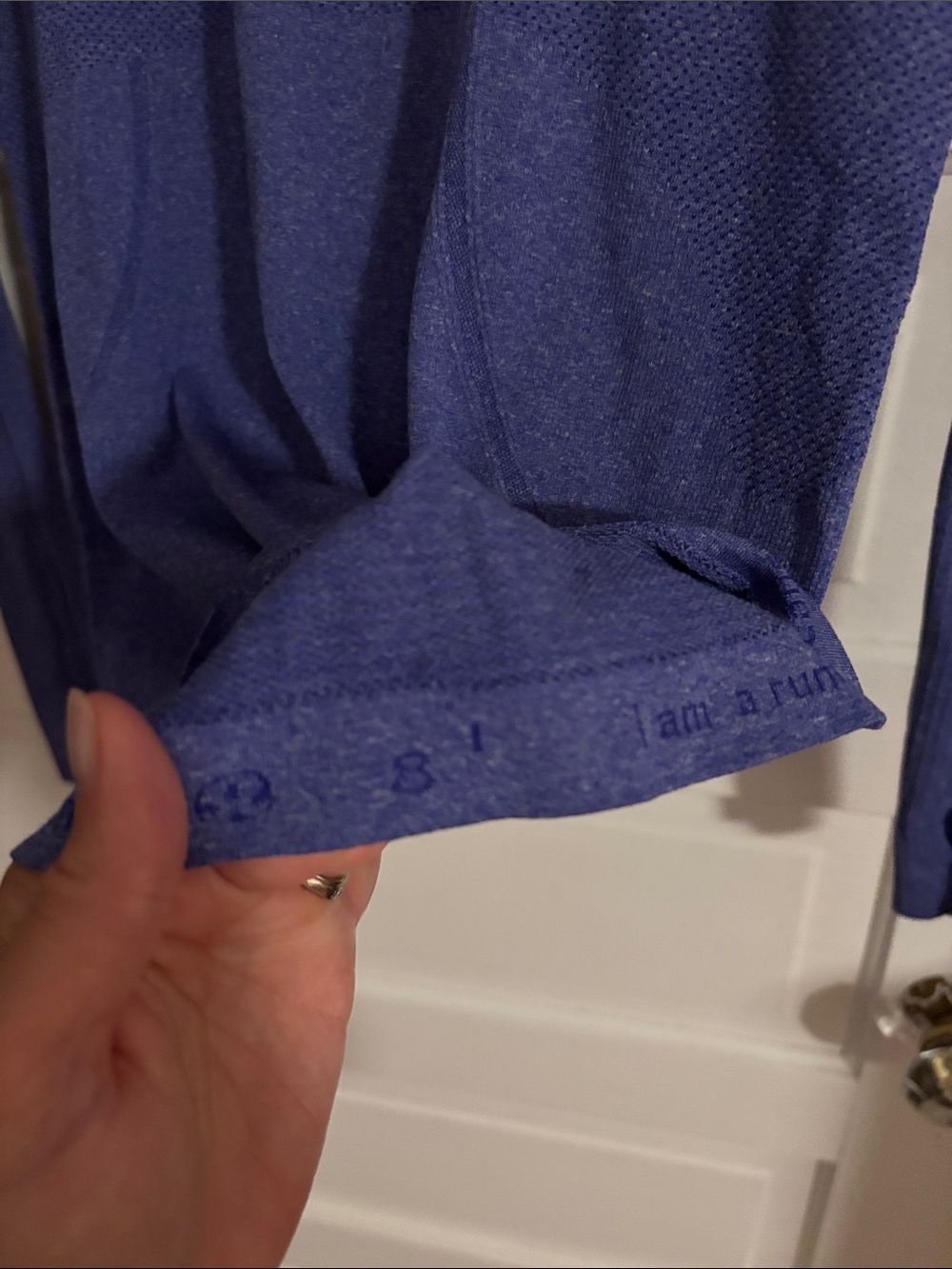 Purple Seamless Long Sleeve Performance Top - Picture 2 of 6